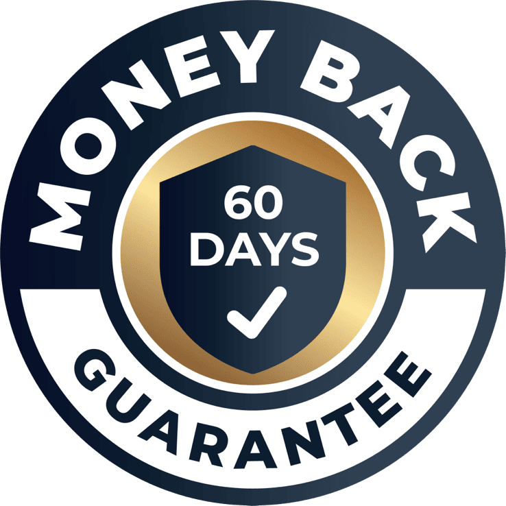 KeraFirm Pro 60-day guarantee merchant graphic
